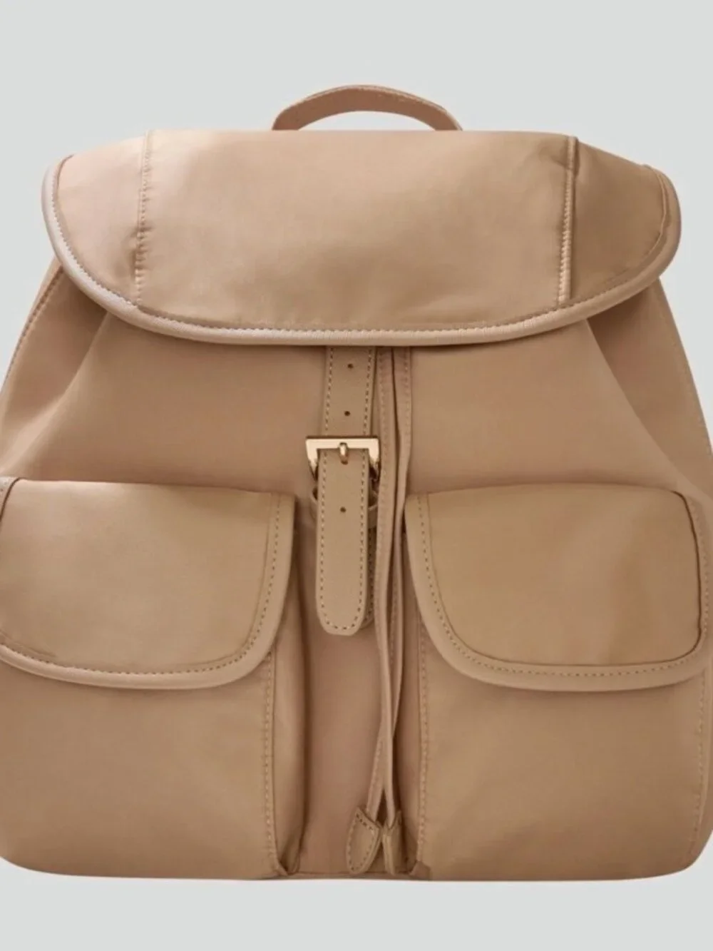 NWT Year of Ours Neutral Beige Women's Backpack Tote - Stylish Everyday Bag